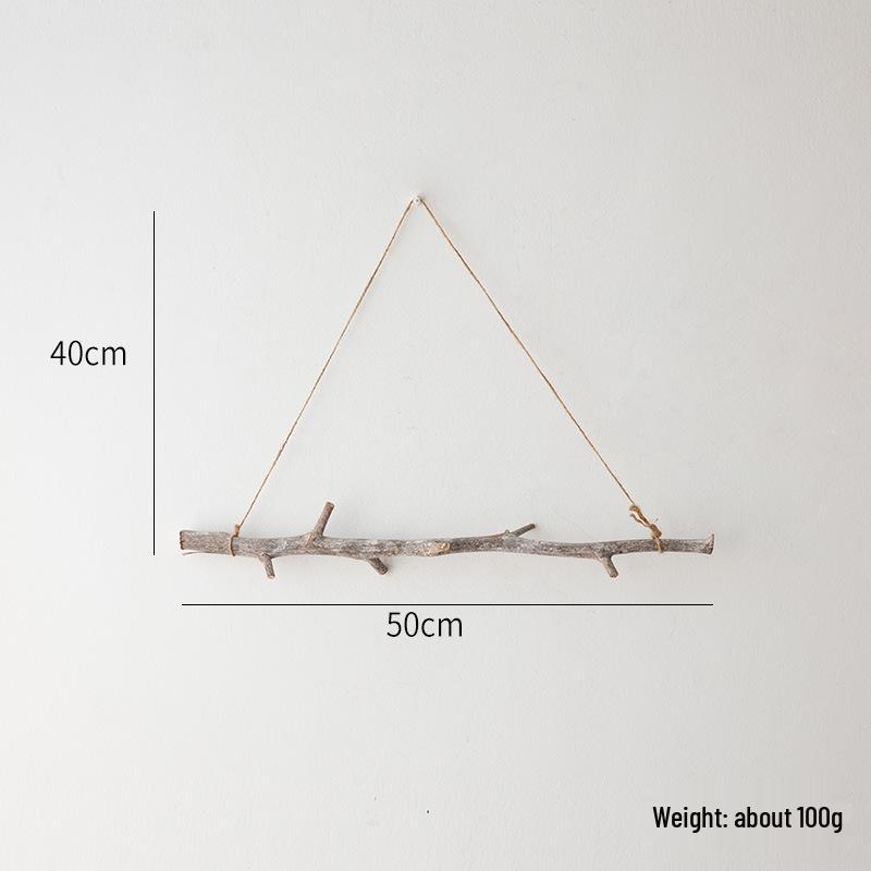 NUCHI Nordic Wooden Wall Hanging Christmas Tree with Natural Wood Stars – Customizable Ornaments