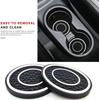 New 2-piece Anti Slip Mat, Car Coaster, Durable Car Cup Holder, Coaster, Universal, Dust-proof Protection for Car Interior