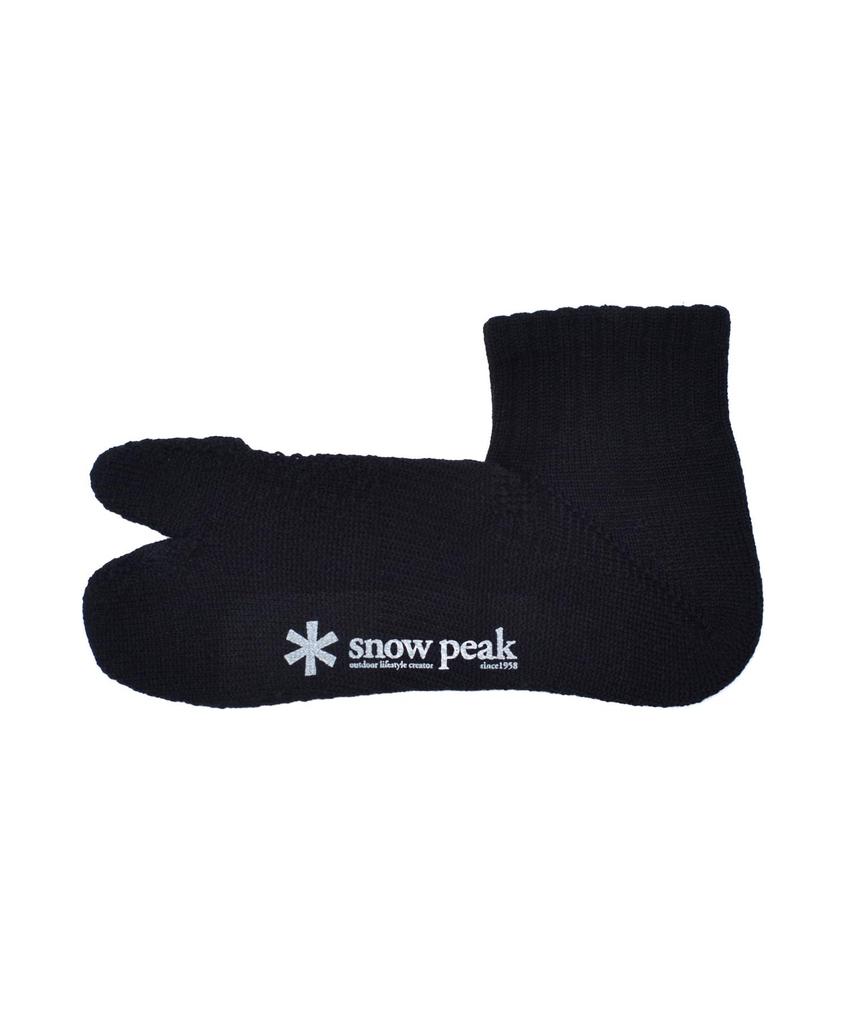 Snow Peak Everyday Use Tabi Sox Socks for Men and Size M SO-26SU003 Women, Black,
