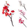 Artificial Wintersweet Picks UV Resistant Fake Plum Blossom Stem Home Office Wedding