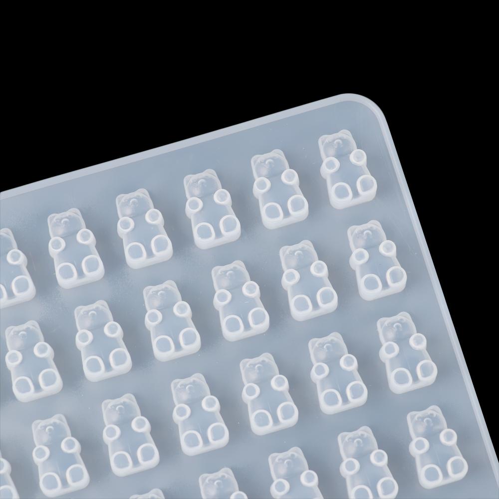Jewelry Pendants Home Decoration Dropping Tool Crystal Glue Epoxy Resin Mould Bear Silicone Molds