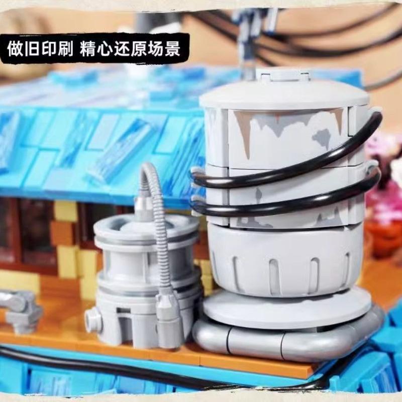 Keeppley Naruto Breeze Series Yile Lamian Noodles Hall Assembled Building Blocks Children'S Toys Collection Model K20509