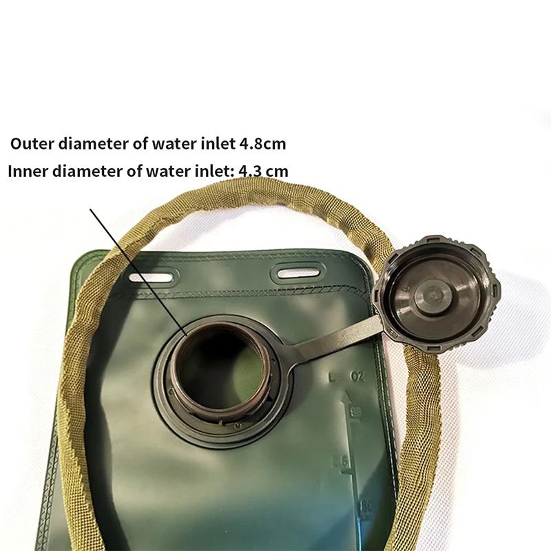 2L 2.5L 3L Wasserblase Wasserreservoir Trinkrucksack Aufbewahrungstasche BPA-frei Faltbar Camping Laufen Trinkweste Rucksack