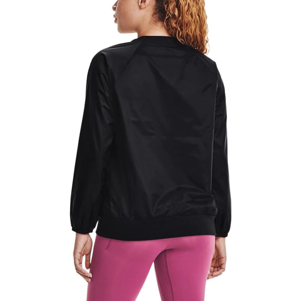 Under Armour RECOVER Sweatshirts Women's Black Crew Neck Moderate Regular Unisex 1364012-001