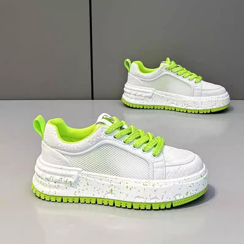 Summer mesh men's shoes comfortable and breathable platform casual sports shoes