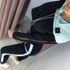 Hot Selling Autumn Women's Sweatshirt Set Mesh Patchwork Two Piece Outfit