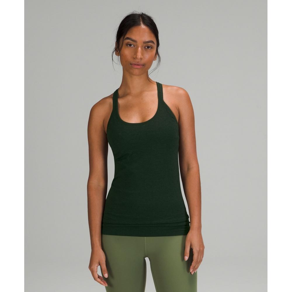 

Lululemon EBB To Street Tank Top Light Support B C Cup Rainforest Green 2