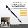 Quick Electric Extension Wrench Angle Adjustment Four-wheel Alignment Ratchet Wrench 1/2 Offset Forward Reverse Extension Bar