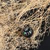 6 Pcs 28mm Liquid Filled Compass Black Ball Compass Keychain  Camping Equipment