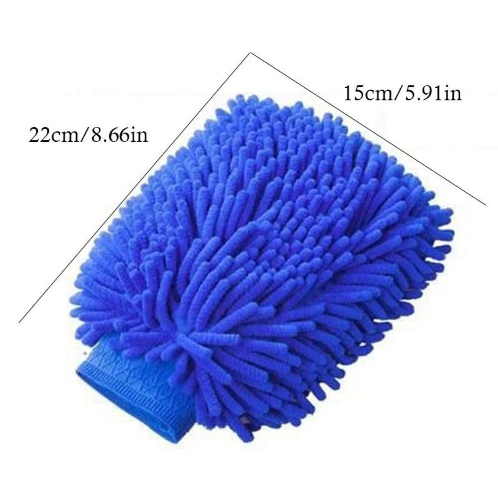 Chenille Car Washing Gloves Microfiber Cleaning Tools Brush Car Cleaning Gloves  Auto Care