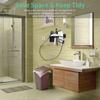 Pxcl Hair Dryer Holder, Wall Mounted Hair Dryer Organizer Holder, Multi-function Bathroom Tool Holder With Storage Rack,superma,1 Piece,black