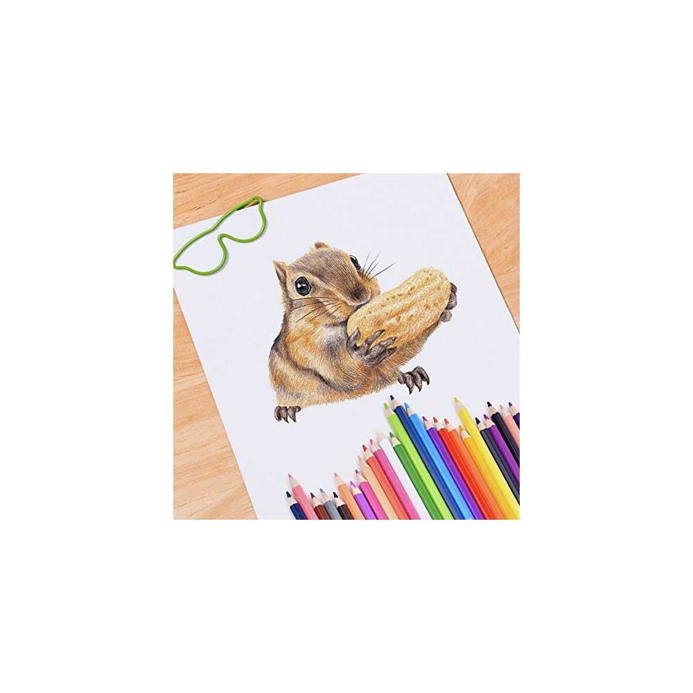 Souyos 72-Color Oil-Based Colored Pencil Set for Coloring and Drawing, with Storage Case and Pencil