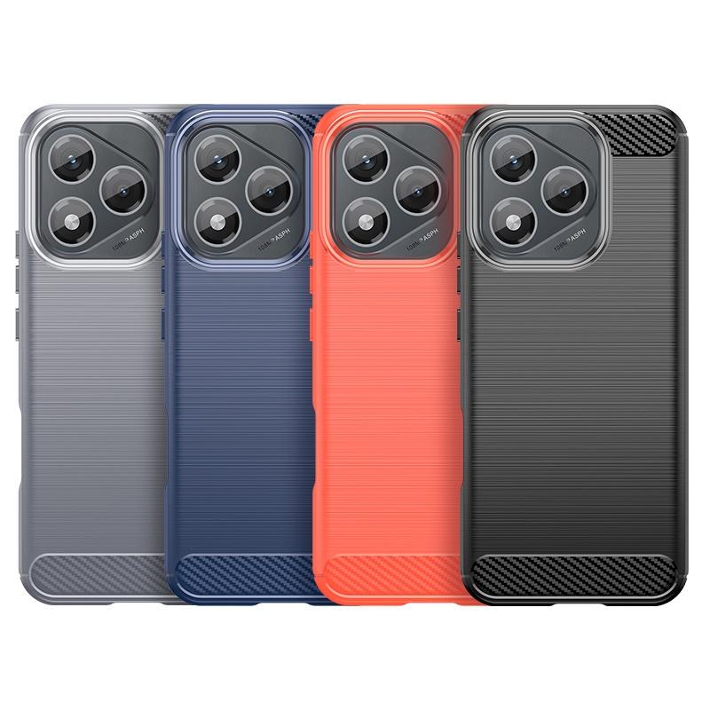 For Huawei Honor 400 Lite Case Cover For Honor 400 Lite Capas Phone Bumper Shockproof Soft TPU Carbon Fiber Cover Honor 400 Lite