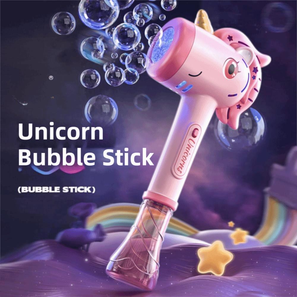 Hand-Held Design Bubble Blower LED Lights Pony  Bubble Blower  Children's Toy