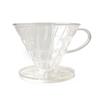 Compact Semi-Automatic Drip Coffee Maker with High Borosilicate Glass Pot