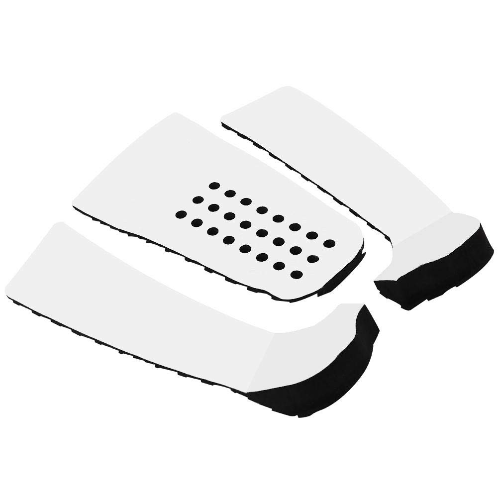 Surfboard Traction Pad, Deck Pad, Non-Slip Traction Pad, Tail Pad, Deck Grip, Front Deck Pad for Surfboards or Skimboards (Black)