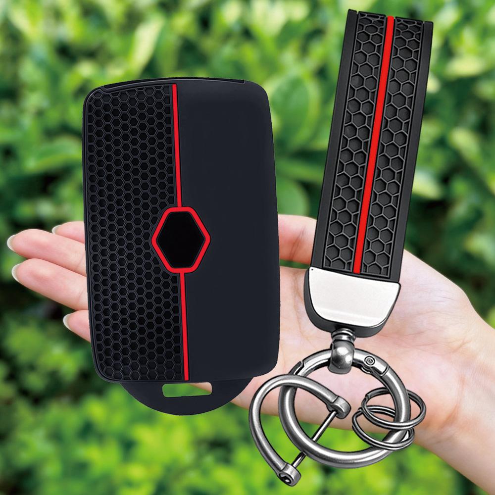 Silicone Smart Remote Control Car Key Case Cover Fob for Renault Captur Koleos Kadjar Arkana Megane Dacia Duster Sandero Stepway