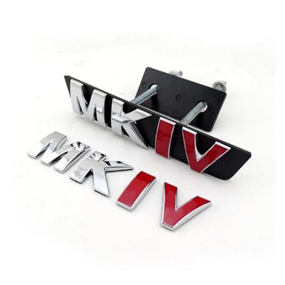 3D MKIV MK4 Grill Car Emblem Truck Badge Car Sticker for Golf Jetta 99-05