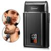 Hatteker Electric Razor for Men Rechargeable Shaver Waterproof Cordless Razor with Nose Hair Trimmer for Travelling Mini