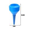 Universal Car Hands-Free Fuel Funnel Portable Fuel Filters Auto Oil Filling Tools Accessories Hands-Free Fuel Funnels blue/white