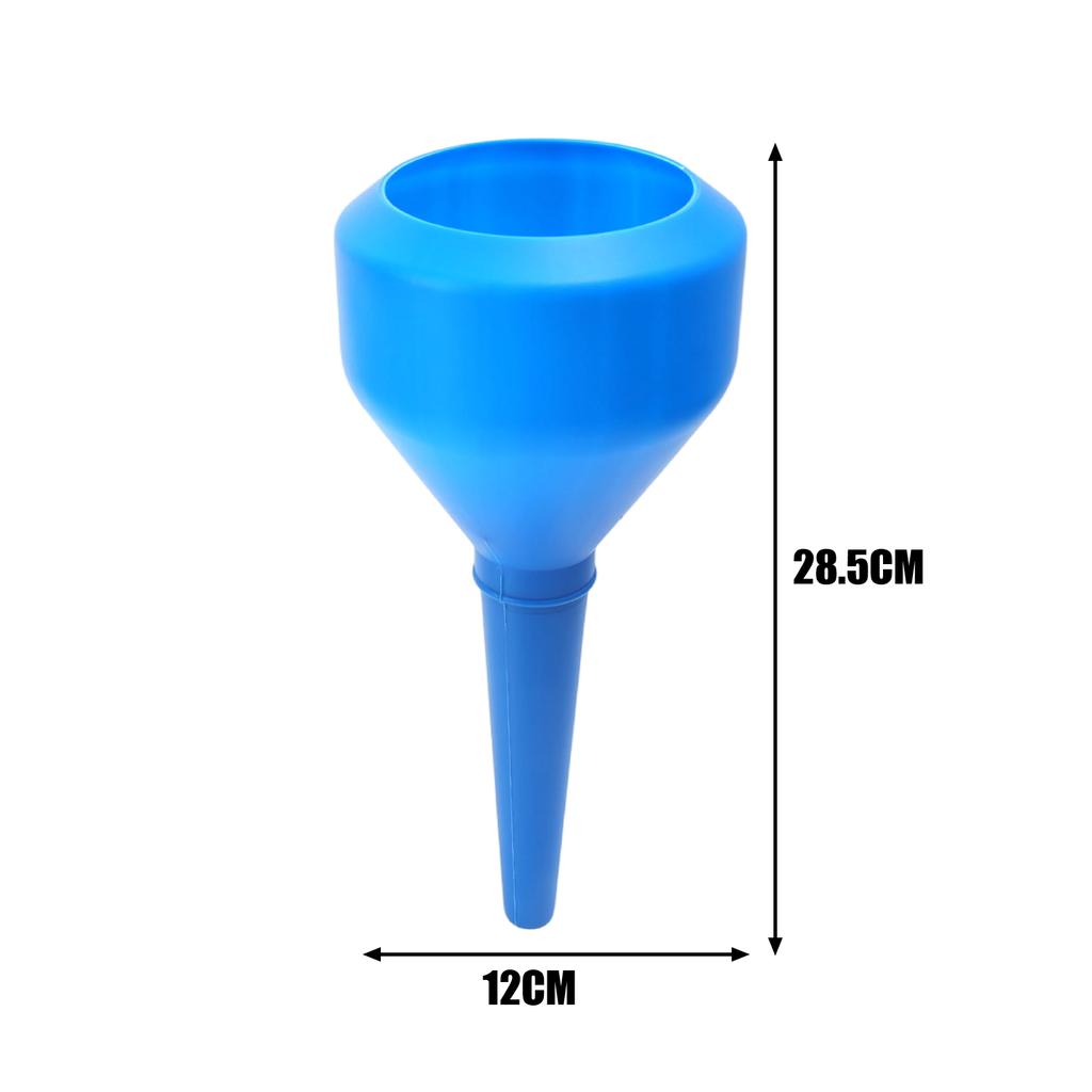Universal Car Hands-Free Fuel Funnel Portable Fuel Filters Auto Oil Filling Tools Accessories Hands-Free Fuel Funnels blue/white