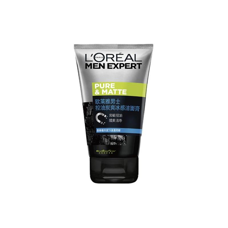 Loreal Paris Mens oil-controlling charcoal refreshing anti-blackhead cleansing balm - Oil-controlling charcoal refreshing icy cleansing balm 100ml