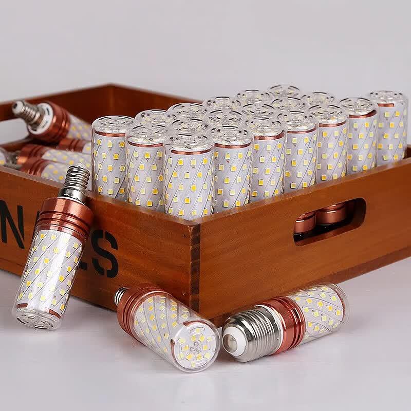 Tri-Color E27 LED Corn Bulb