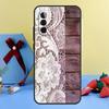 Western Rustic Barn Wood Lace Case For Samsung Galaxy A13 A33 A53 A16 A17 A54 A34 A14 A15 A35 A55 A52 A12 A32 A26 A36 A56