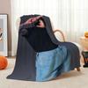 Edgy Fashion Style Black Theme Blanket Suitable For All Seasons For Outdoor Travel Home Decor Valentine'S Day Gift