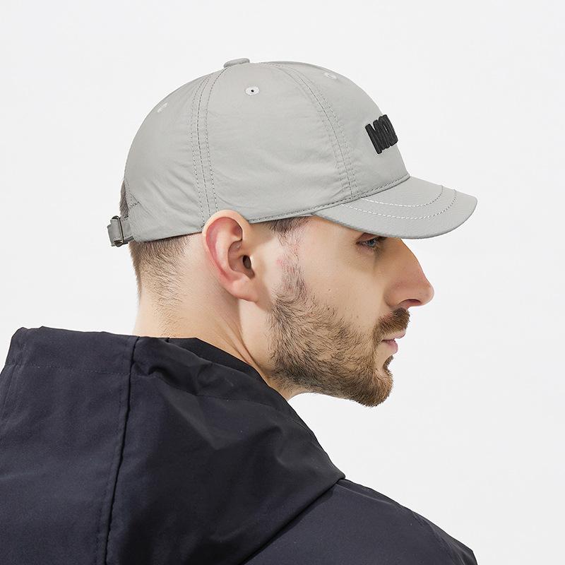 Short-brimmed Quick-drying Baseball Hats for Men and Women with Embroidered Letters Outdoor Sunshade and Sun Protection Hats