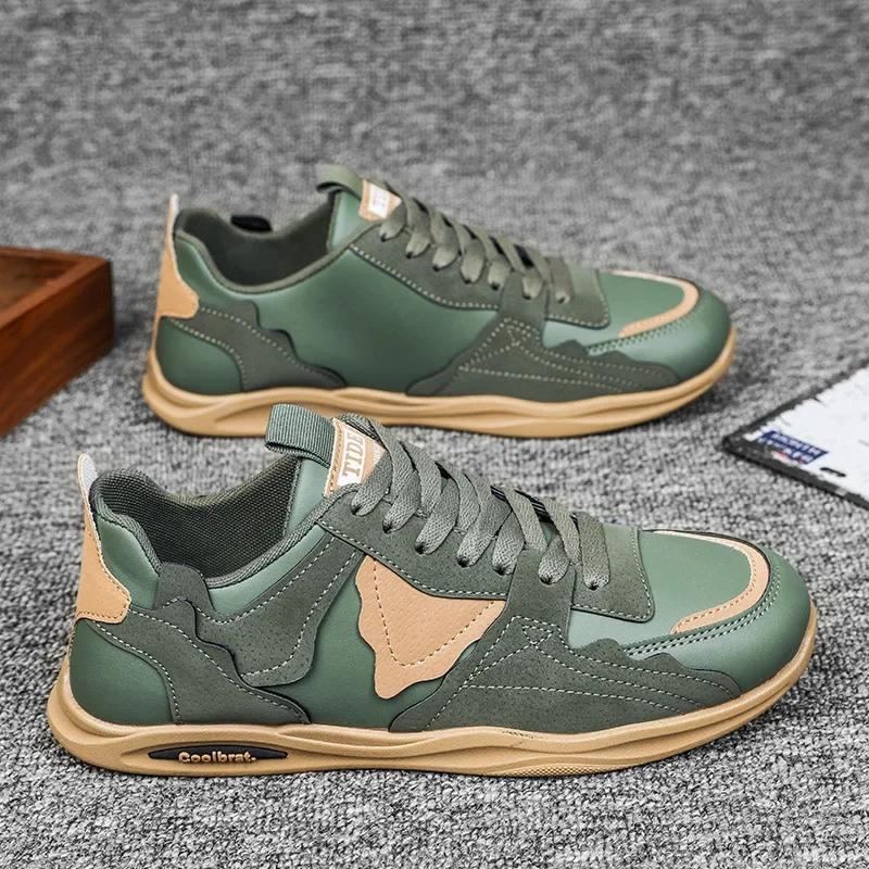 Fashion New Autumn Men's Shoes Breathable Lightweight Sneakers Trendy Versatile Driving Walking Tennis Shoes for Men Sports Casual Shoes