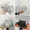 Pu Quilted Chain Bag For Women With Metallic Accents For Daily Use