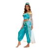 Halloween Princess Jasmine Costume - Adult Aladdin Lamp & Indian Dancer Cosplay