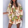 EastRogue Women's Fashion Summer Spring Short Sleeve V-Neck Casual Dresses