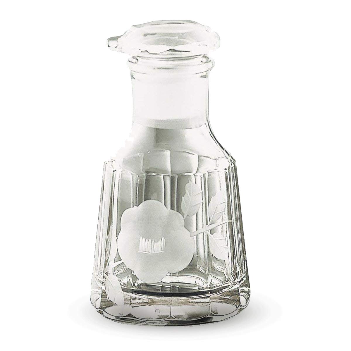 

Soy Sauce Hirota Glass Edo Kiriko Soy Sauce x 100 Made in Japan Dispenser 272-AN Dispenser, Spring/Camellia Design, 6.0 H11.3 cm, ml, 273417,