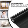 100-50CM Window Privacy Film for Glass Windows Reflective Window Film Sun Blocking Frosted Window Film Static Cling Non-Adhesive