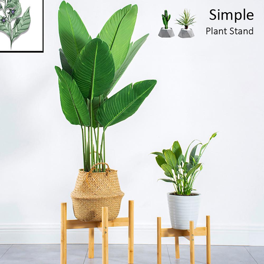 Plant Stand Flower Garden Potted Plant Wooden Shelf Indoor Outdoor Planting Rack Home Office Deco Simple Flower Holder