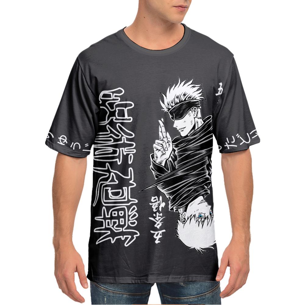 Jujutsu Kaisen Anime Tshirt Hip Hop Men Women Cartoon Print Top Tees Harajuku Tshirts Fashion Summer T-shirt
