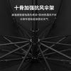 Large oversized male and female double triple reverse car umbrella enlarged reinforcement student triple folding thickened