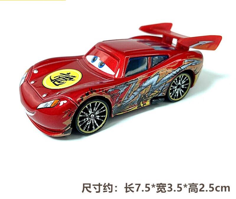 Cars Lightning McQueen Alloy Metal Mater Model Car 1:55 Diecast Jackson Storm Vehicle Collectible Ornament Model Toy Car Gift