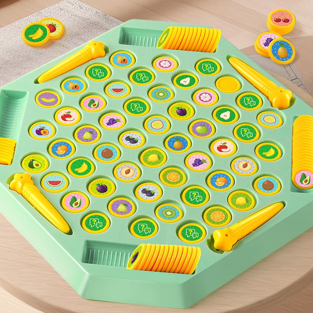 Flip-Match Board Game Flip Chess Memory Game Memory Flipping Chess for Boys Girls Preschool Family