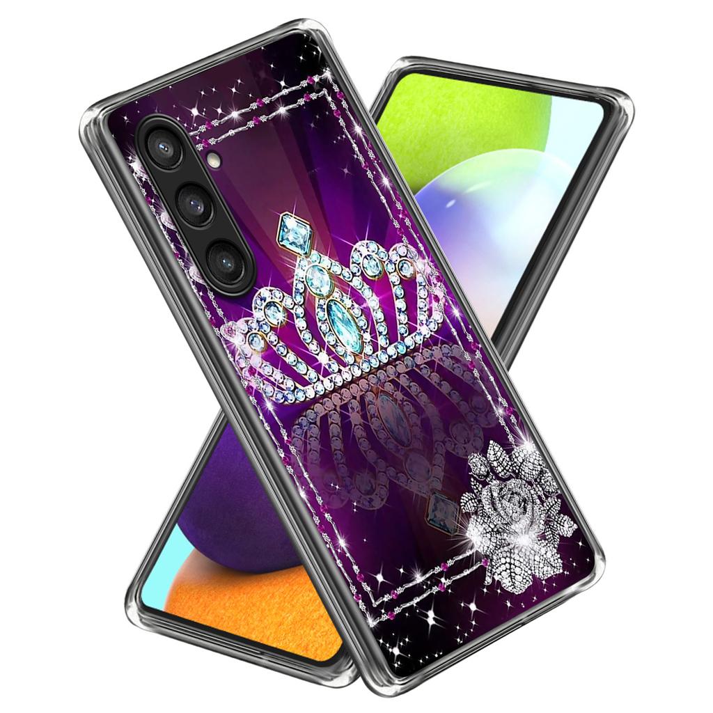 For Samsung Galaxy S24+ Shockproof Cover Soft TPU Pattern Printed Phone Case