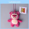 Story Toy Buzz Lightyear Strawberry Bear Plush Toy Pendant Telescopic Buckle