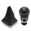 Gear Shift Knob Shifter Lever Stick Gaiter Boot Cover Cars Accessories for Volkswagen VW POLO 6C 2011- 2015 2016 2017 2018 2019