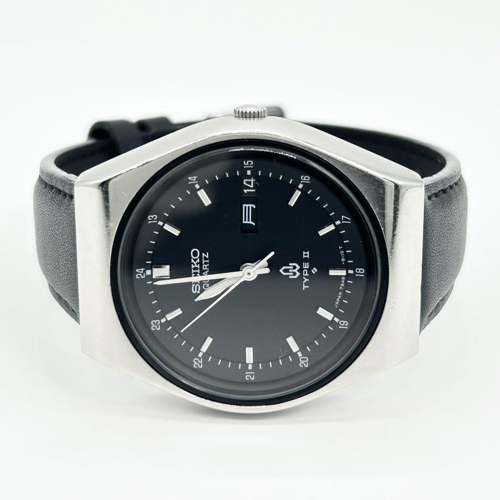 [USED] SEIKO TYPE II 7546-8090 Quartz Wristwatch