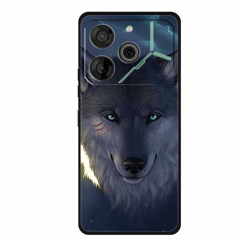 For Tecno Pova 6 Case Luxury TPU Soft Silicone Phone Cases Back Cover for Tecno Pova6 2024 6.78" Shockproof Love New Cute Coque