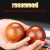 Rosewood Baoding Balls New Chinese Hand Exercise Massage Stress Balls Antique Wooden Health Therapy For Rehabilitation Desk