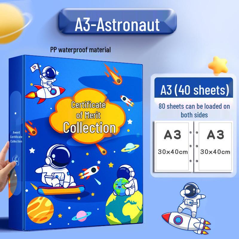 Children's A3 Art Award Display Book: Drawing and Craft Album for Kids