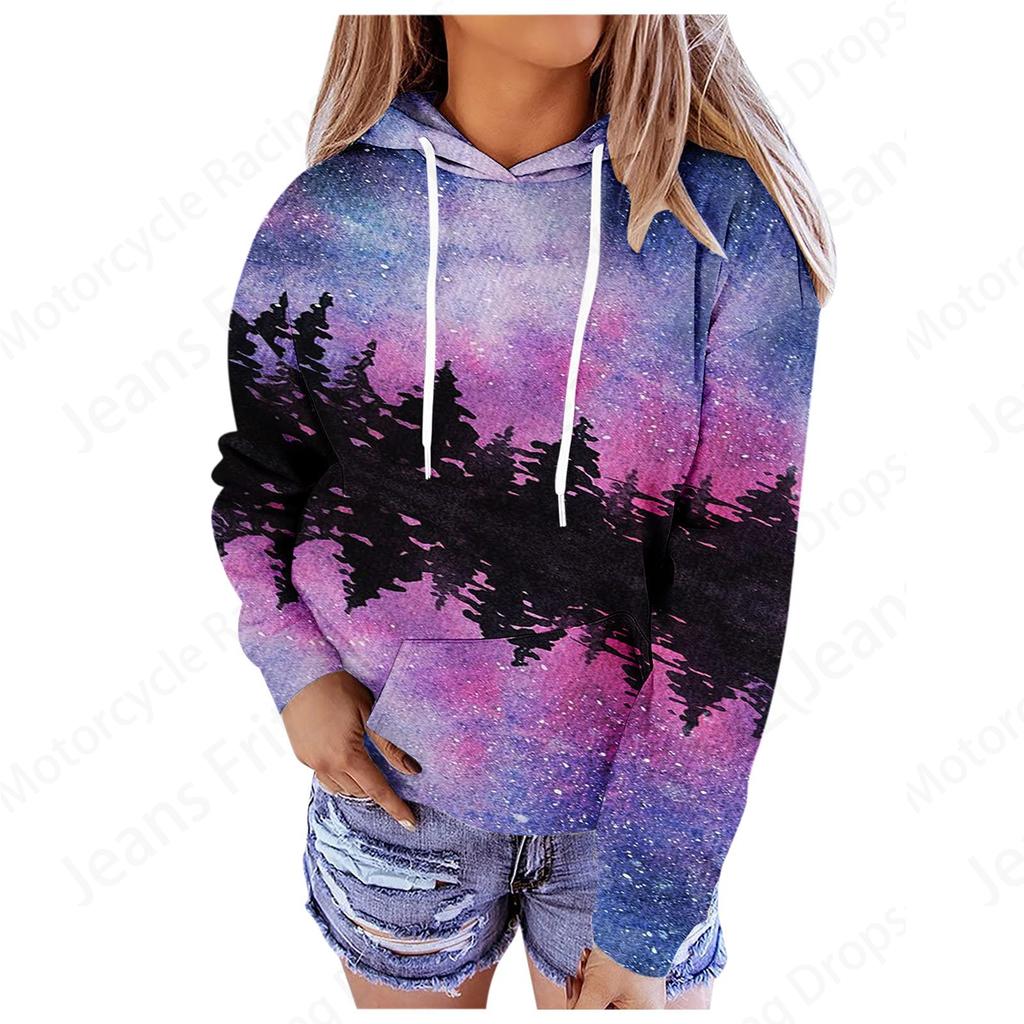 Floral 3D-Druck Grafik Hoodie Damen Mode Hoodies Sweatshirt Damen Sweats Übergroßer Mantel Herz Sweatshirt Tasche Pullover