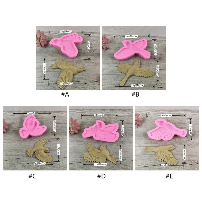 Wall Arts-Decor Mold,Animal Silicone Resin Mold Little-Bird Epoxy Casting Mold for DIY Wall Hangings,Home Decorations